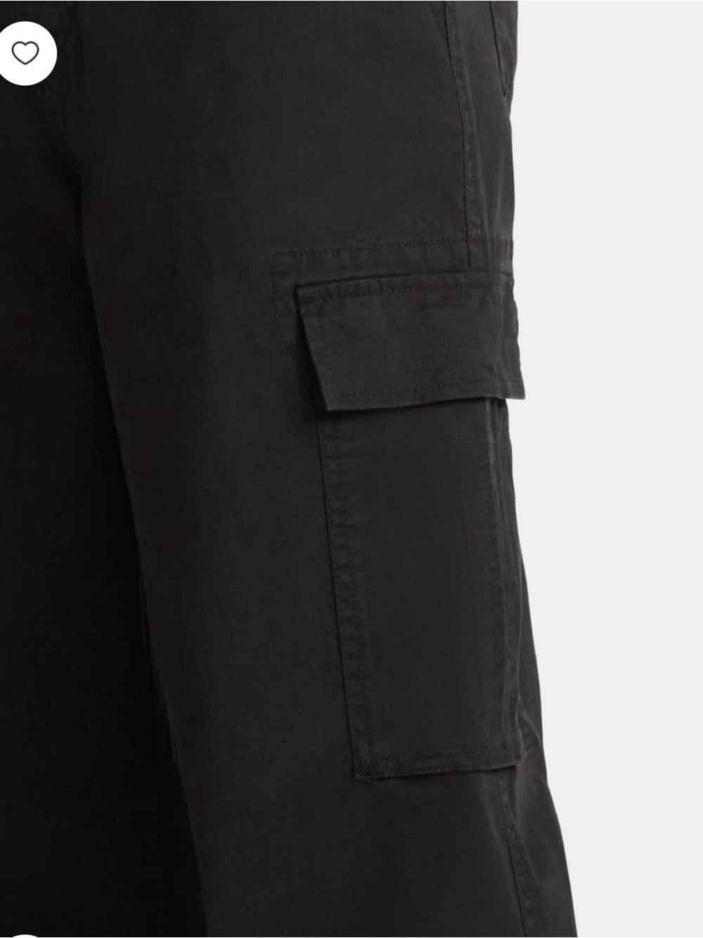 Men's Black Cargo Pants - Casual Utility Pants - Picture 2 of 5